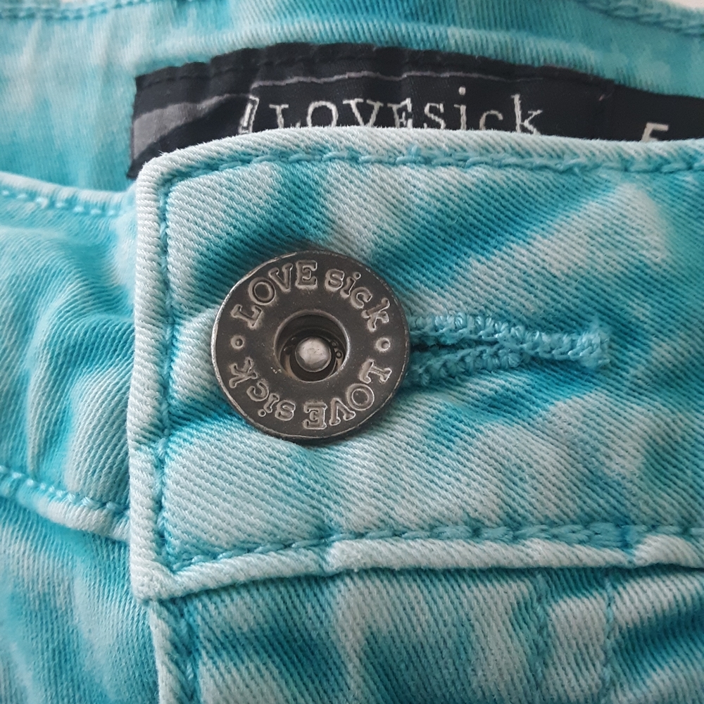 ☀Blue Mini Shorts - Picture 4 of 16